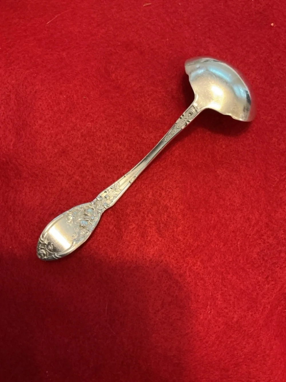 Alvin Silverplate Brides Bouquet Cream Ladle.